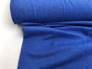 Bomuldsjersey - denim meleret